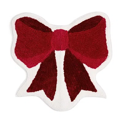 Avanti Bow Bath Rug In Red
