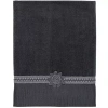 Avanti Braided Cuff Bath Towel Collection In Gray