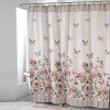 Avanti Butterfly Garden Shower Curtain In White