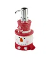 Avanti Candy Snowman Resin Lotion Pump In Multi