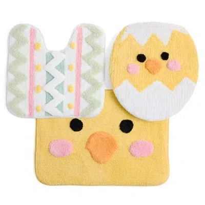 Avanti Chick 3-pc. Bath Rug Set In Yellow