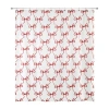 Avanti Christmas Bows Shower Curtain In Red
