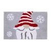Avanti Christmas Gnome Bath Rug In Gray