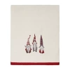 Avanti Christmas Gnome Holiday Bath Towel In White