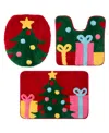 Avanti Christmas Tree Polyester Bath Rug Se In Multi Color