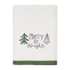 Avanti Christmas Trees Hand Towel In White