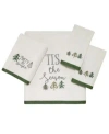 Avanti Christmas Trees Bath Towel In White