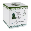 Avanti Christmas Trees Tissue Box Cover In Multi