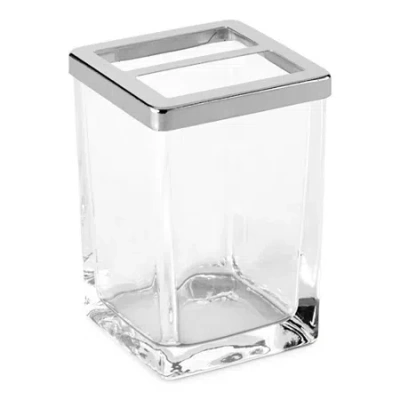 Avanti Classic Glass Toothbrush Holder In Transparent
