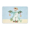 Avanti Coastal Snowman Bath Rug In Multi