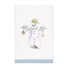 Avanti Coastal Snowman Hand Towel In White
