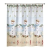 Avanti Coastal Snowman Shower Curtain In Multi