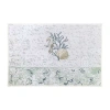 Avanti Coastal Terrazzo Bath Rug In White