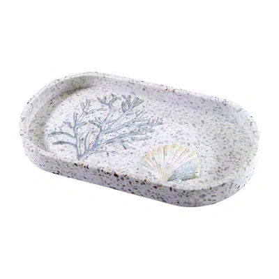 Avanti Coastal Terrazzo Vanity Tray In White