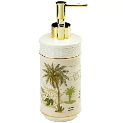 Avanti Colony Palm Soap/lotion Dispenser In White