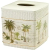Avanti Colony Palm Tissue Holder In White