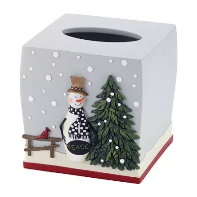 Avanti Country Friends Tissue Box Cover In White