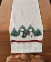 Avanti Country Snowman Polyester Runner, 14" X 72" In Multi Color