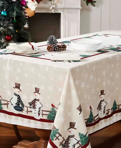 Avanti Country Snowmanâ Polyester Tablecloth, 52" X 70" In Multi Color