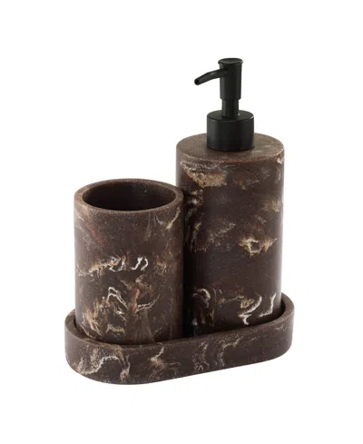 Avanti Devon 3-piece Bath Accessory Set In Multi