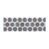 Avanti Dotted Circle Bath Runner In Multi