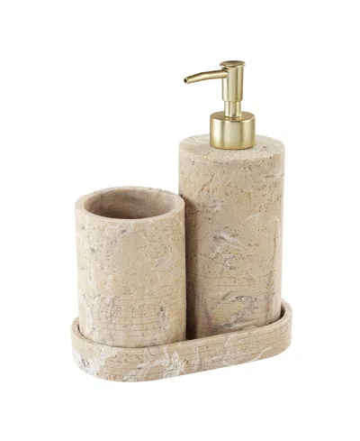 Avanti Eastwood 3-piece Bath Accessory Set In Brown