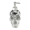 Avanti Elctroplated Skull Wilson Soap Dispenser In Silver