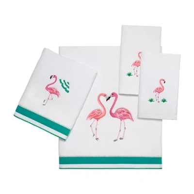 Avanti Flamingo Paradise Animal Bath Towel In White