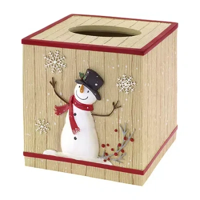 Avanti Friends Gather Tissue Box Cover In Sand