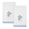 Avanti Frosty Friends 2-pc. Fingertip Towel In White