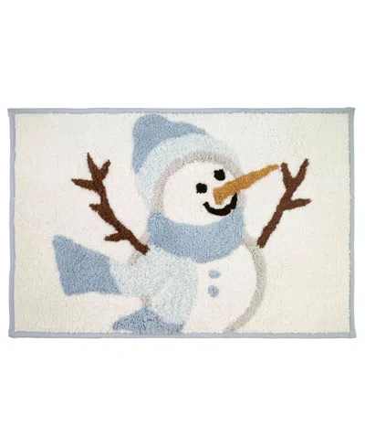 Avanti Frosty Friends Bath Rug, 20" X 30" In Blue