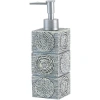Avanti Galaxy Silver Soap/lotion Dispenser In White