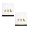 Avanti Ghost Pastel 2 Pack Hand Towel In White