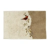 Avanti Gilded Birds Bath Rug In Neutral