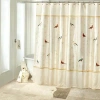 Avanti Gilded Birds Shower Curtain In Sand