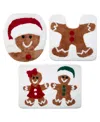 Avanti Ginger Cookie Polyester Bath Rug Set In Multi Color