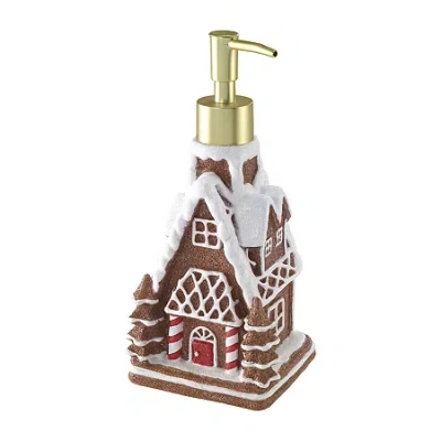 Avanti Gingerbread House Soap Dispenser In Brown