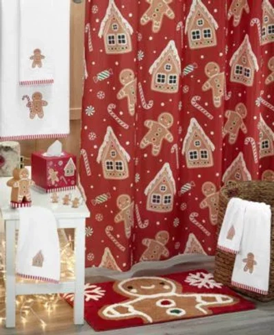 Avanti Gingerbread Man Bath Collection In Red