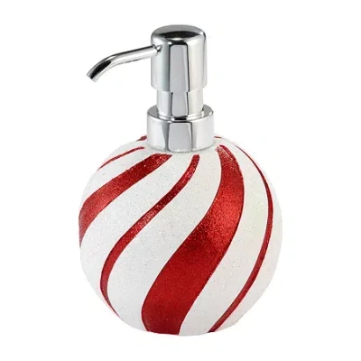Avanti Glitter Ornament Soap Dispenser In White
