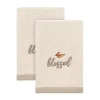 Avanti Grateful Patch 2-pc. Fingertip Towel In White
