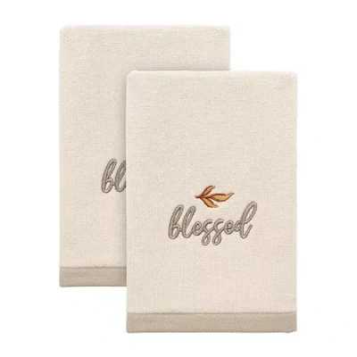 Avanti Grateful Patch 2-pc. Fingertip Towel In White