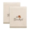 Avanti Grateful Patch 2-pc. Hand Towel In White