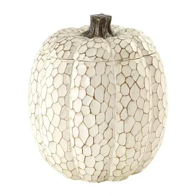 Avanti Grateful Patch Hand Painted Bathroom Canister In White