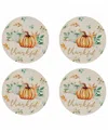 Avanti Grateful Patch Placemats, 15" X 15" In Multi