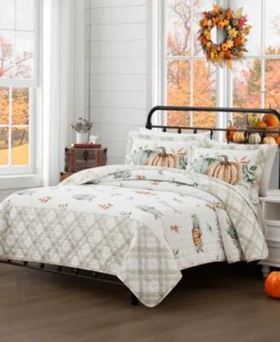 Avanti Grateful Patch Reversible 3 Pc. Quilt Set In Multi