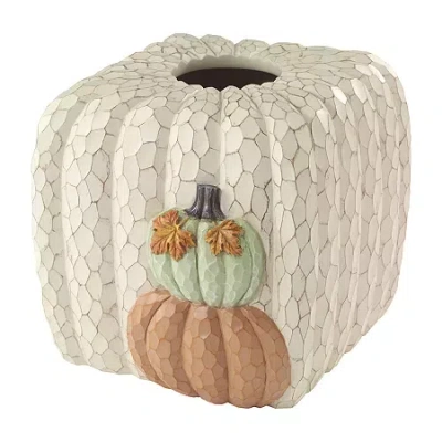 Avanti Grateful Patch Tissue Box Cover In White