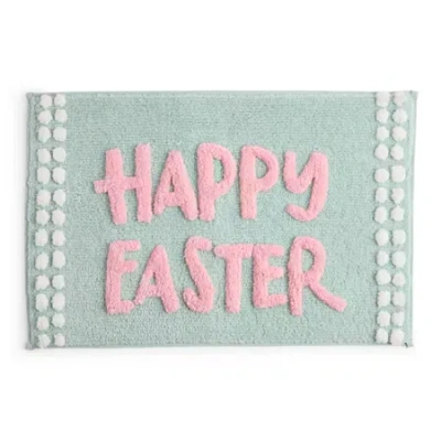 Avanti Happy Easter Bath Rug In Blue