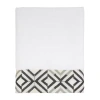 Avanti Harlow Hand Towel In White