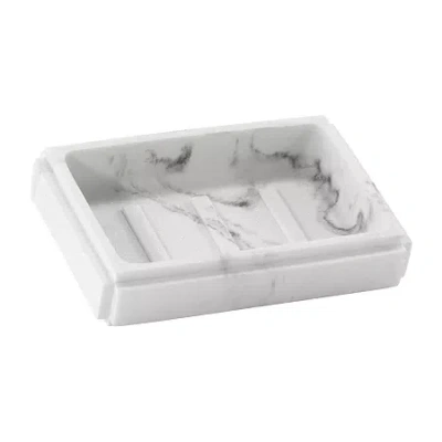 Avanti Helena Marble Soap Dish In White