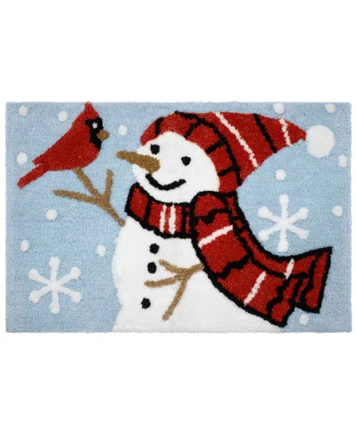 Avanti Holiday Cheer Polyester Bath Rug, 30" X 20" In Multi
